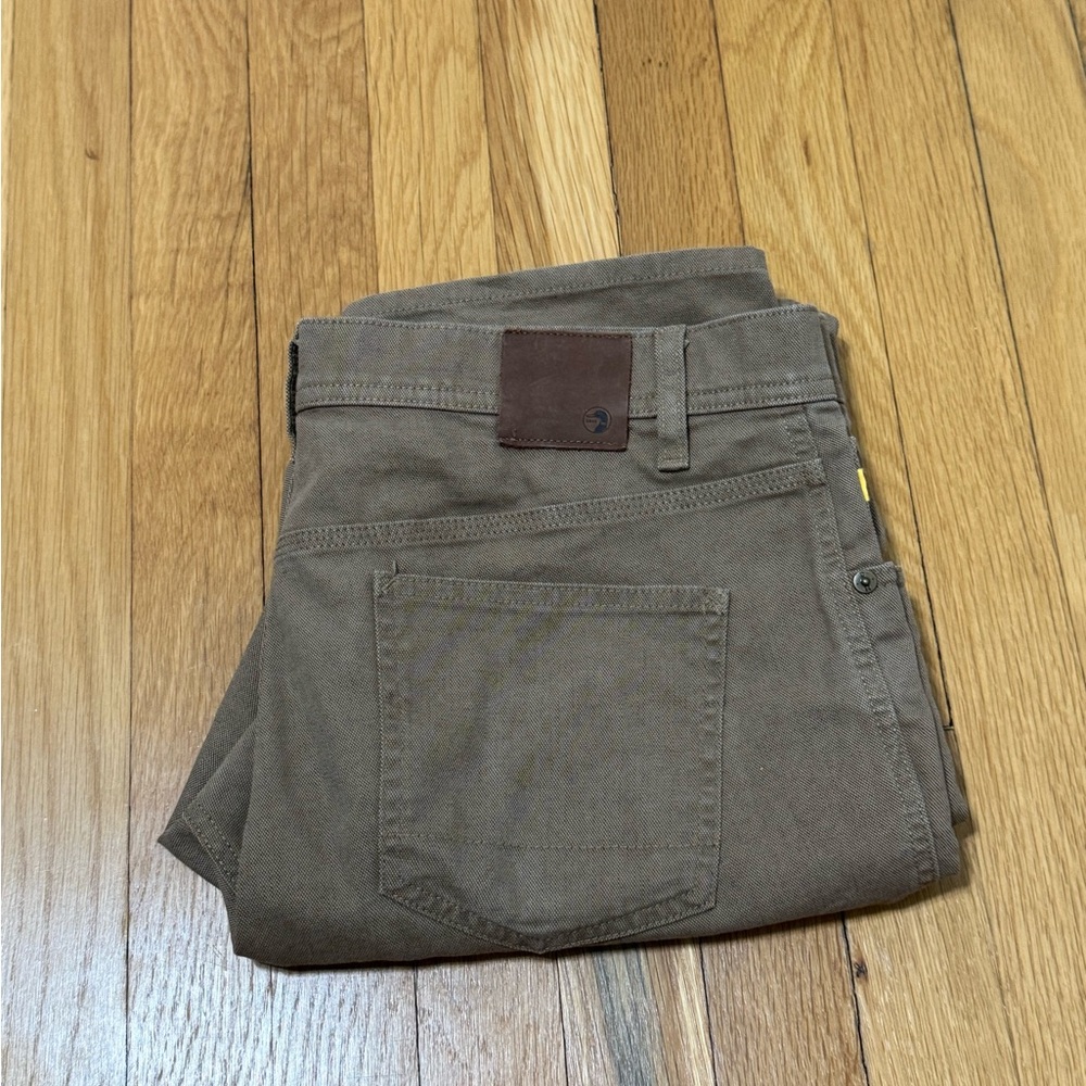Duck head field canvas five pocket pants